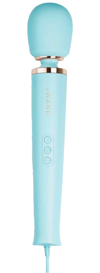 Le Wand Powerful Plug-In Vibrating Massager, modrá