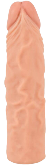 Nature Skin - predlžujúci, zhrubšujúci návlek na penis 19,5 cm