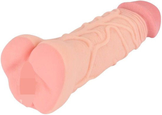 Nature Skin 2in1 - artificial pussy and penis coat natural