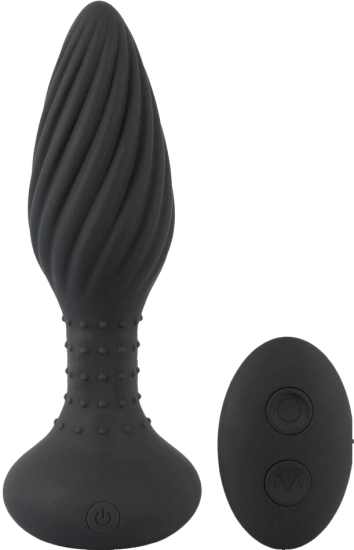 Anos Remote Controlled Butt Plug 550760 Black