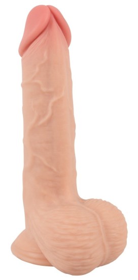 Nature Skin Flexibilní realistické dildo se silnou přísavkou 18,7 cm