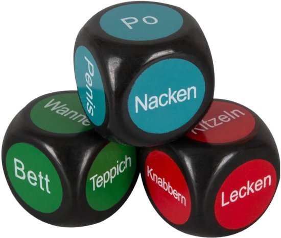3 pleasure dice German