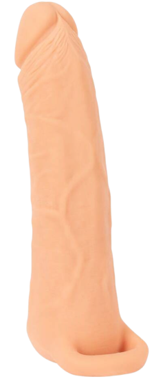 Nature Skin 2v1 Návlek na penis a masturbátor 24 cm