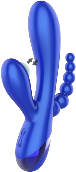 Xocoon Triple Love Vibrator Blue