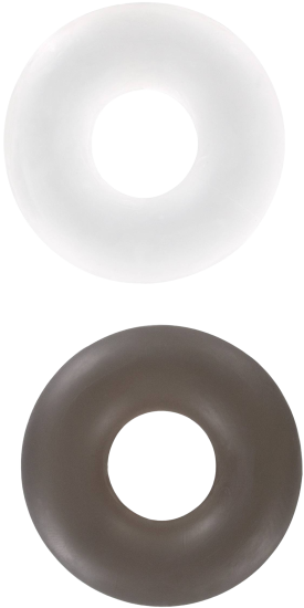 STUD RINGS WHITE- 2x