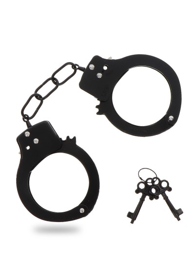 ToyJoy Metal Handcuffs Black