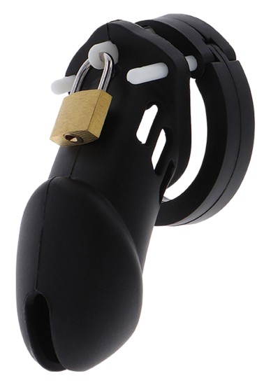 Hidden Desire Extreme Chastity Cock Cage Long Silicone pás cudnosti pro muže 80 mm