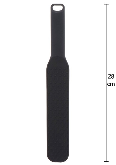 Hidden Desire Extreme Spiked Paddle Medium Black