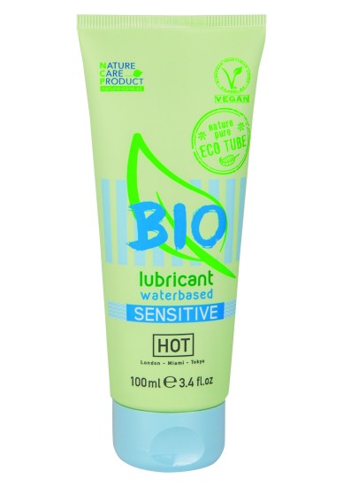 HOT Bio Lubricant Waterbased Sensitiv BIO lubrikant 100 ml