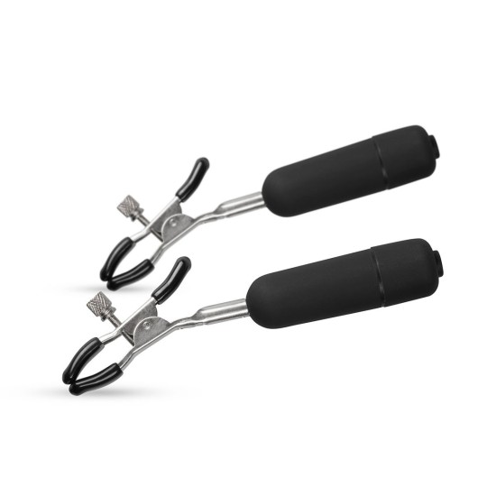 Easytoys Nipple Clamps With Vibrating Bullets Fetish Collection