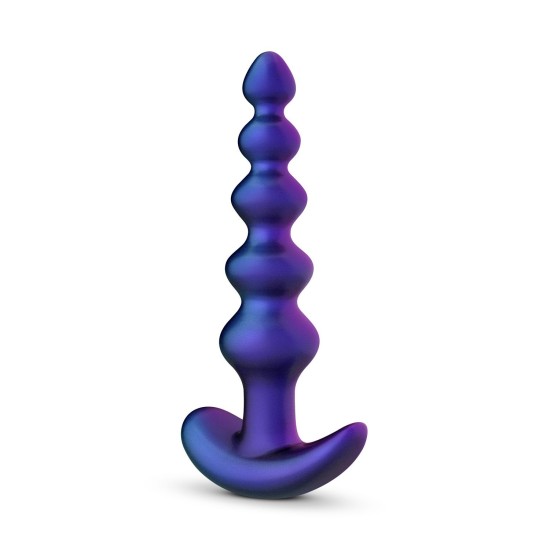 Hueman Galaxy Force Vibrating Butt Plug with Remote modrý