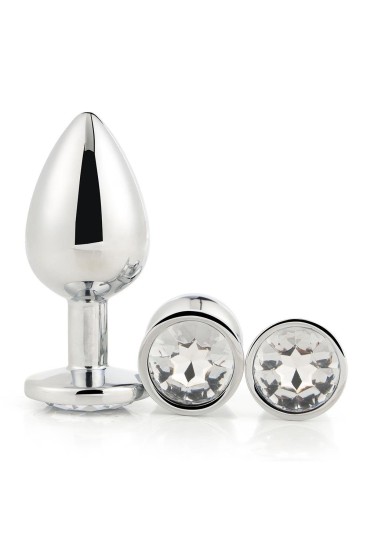 Dream Toys GLEAMING LOVE SILVER PLUG SET