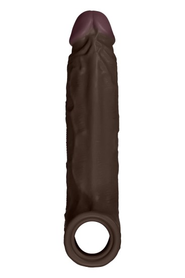 Shaft Sheath Model F 6.9 Inch - nakładka na penisa, Czarny