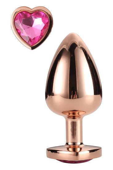 Dream Toys Gleaming Love Plug Rose Gold Small