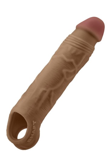 Shaft Sheath Model F Size 1 7.8 - nakładka na penisa, Béžový