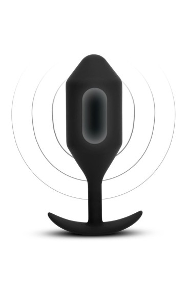 b-Vibe Vibrating Snug Plug 5 černý