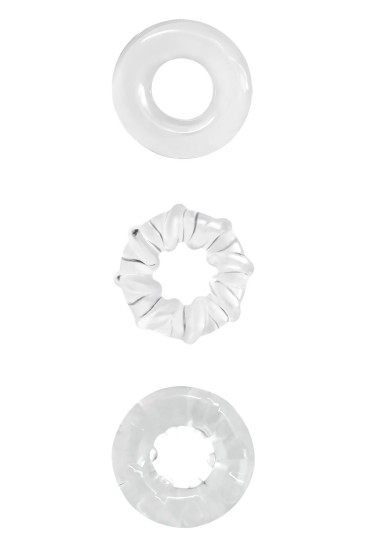 NS Novelties Renegade Dyno Rings čiré