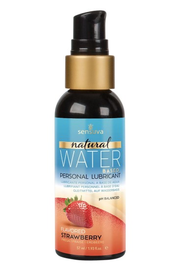 Sensuva Natural lubrikační gel jahoda 57 ml