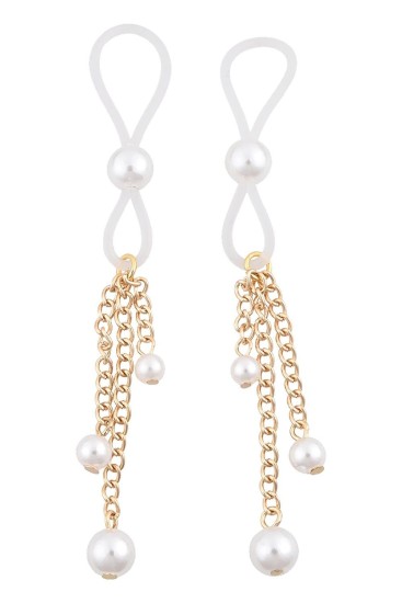 SEX AND MISCHIEF PEARL NIPPLE TIES