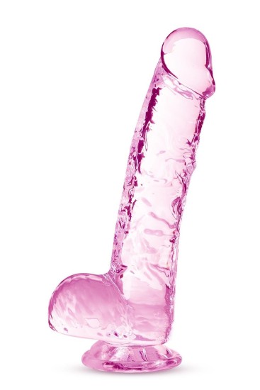Blush 6 Inch Crystalline Dildo Rose Classic Dildo
