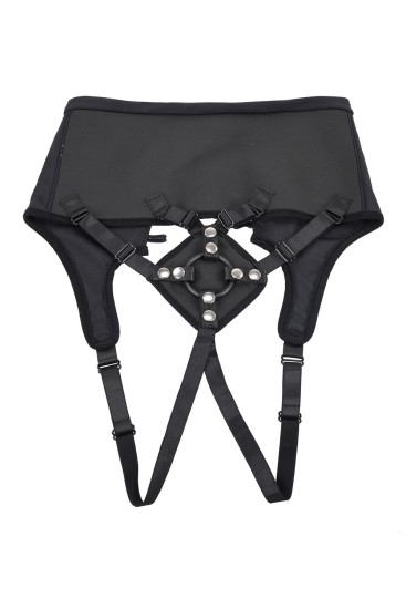 SPORTSHEETS HIGH WAISTED CORSET STRAP ON
