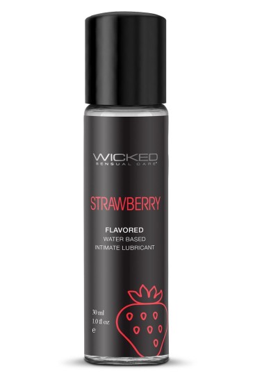Wicked lubrikační gel AQUA Strawberry Flavored 30 ml