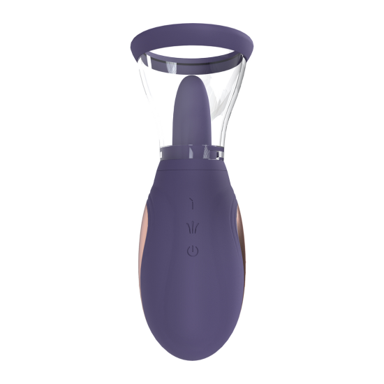 Shots Pumped Enhance Rechargeable Vulva & Breast Pump Purple