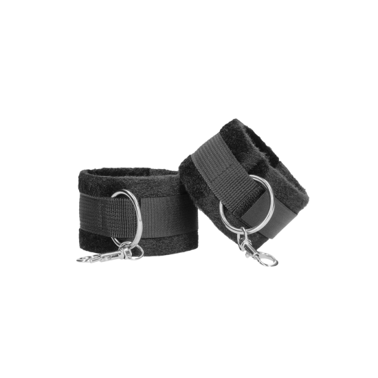 Ouch! Velcro Hand Or Ankle Cuffs With Adjustable Straps Pouta Czarny