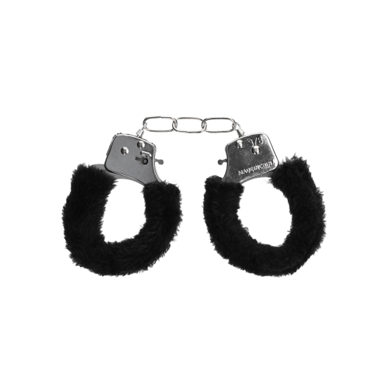OUCH! Beginner's Furry Hand Cuffs black