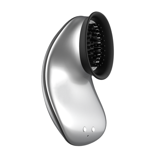 Twitch - Handsfree Suction and Vibration Toy Silver