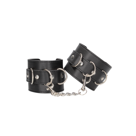 OUCH! Bonded Leather Hand or Ankle Cuffs