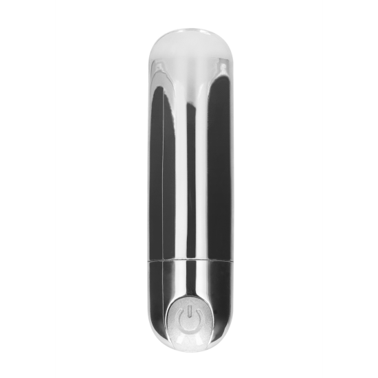 Be Good Tonight by Shots 10 Speed Rechargeable Bullet - Silver