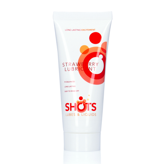 ShotsToys Strawberry Lubricant s příchutí 100 ml