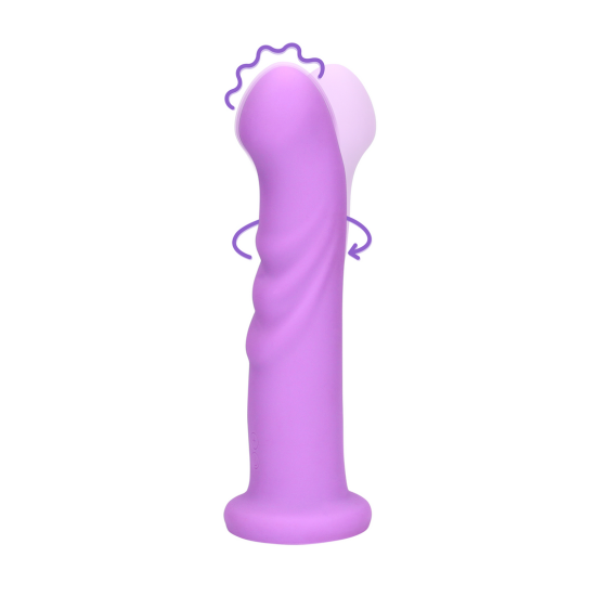 Loveline Ultra Soft Silicone Rotating G Spot Lavender Spectacle