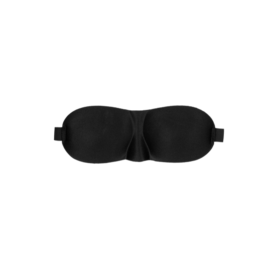 Ouch! Satin Curvy Eye Mask With Elastic Straps