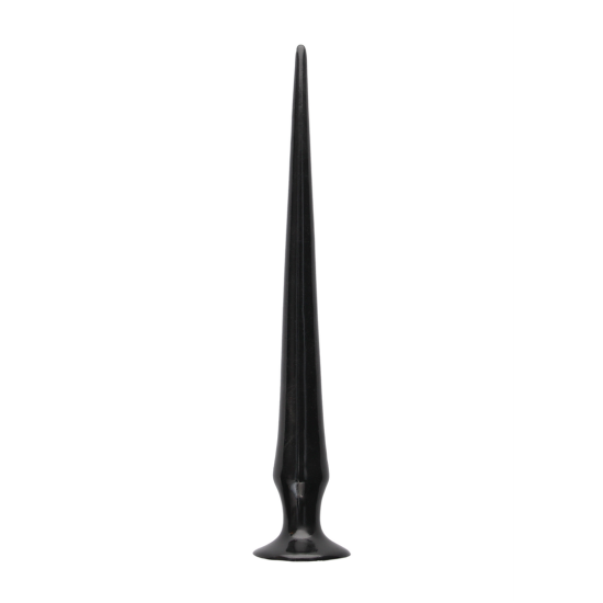 Shots Ouch! Ass Spike Dildo 50 cm, análne dildo s prísavkou 50 x 1,5–5 cm