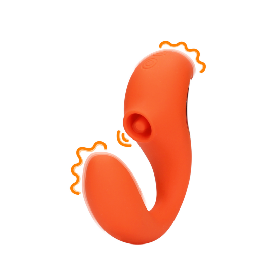 Loveline G Spot with Clitoral Pulse Wave Untamed Orange