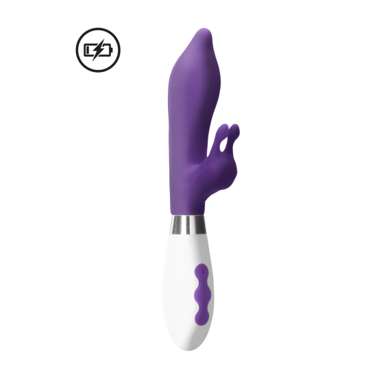 Luna by Shots Adonis - Rechargeable Rabbit Vibrator - Purple