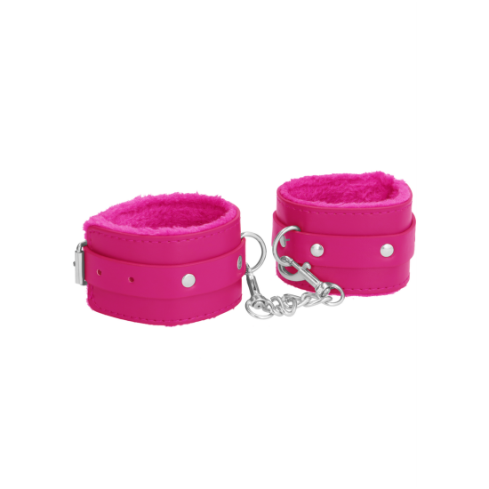 Ouch! by Shots, Plush Leather Handcuffs