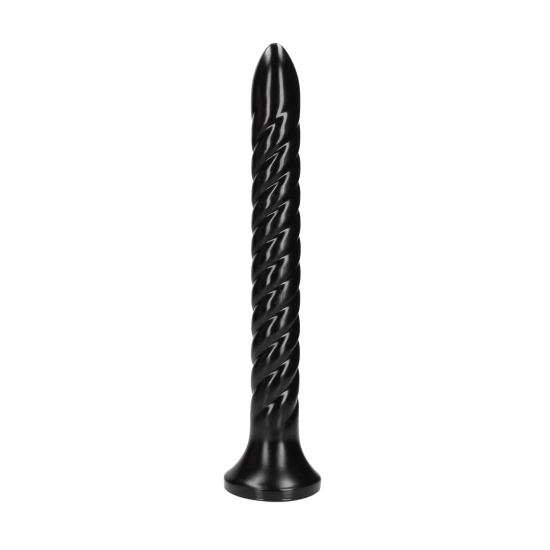 Ouch! Swirled Anal Snake Black 30cm