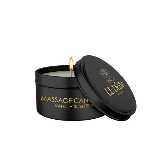 LE DÉSIR Erotic Massage Candle - Vanilla Scented