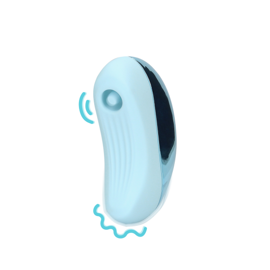 Loveline Pulse Wave Clitoris Vibrator - Arctic Blue