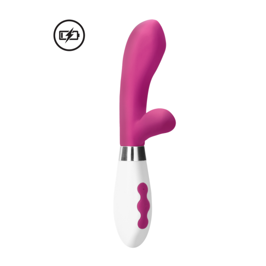 Luna by Shots Achilles - Rechargeable Rabbit Vibrator - Pink