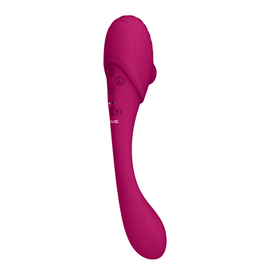 VIVE by Shots Mirai - Double Ended Pulse Wave Air Wave Bendable Vibrator