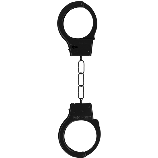 ShotsToys Metal Handcuffs Black Kovová pouta