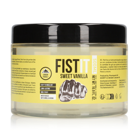 Fist-it! Extra Thick Lubrikační gel Vanilla 500 ml