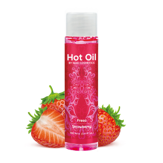 Nuei Warming Massage Gel - Strawberry - 3.4 fl oz / 100 ml