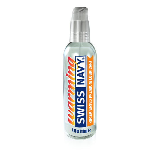 Swiss Navy Premium - Waterbased Warming Lubricant - 4 fl oz / 118 ml
