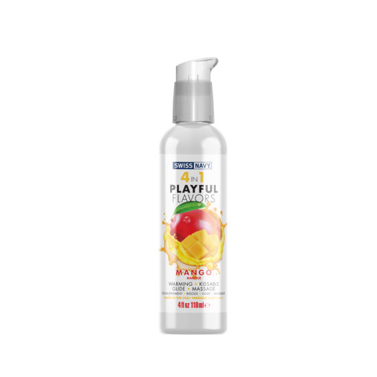 Swiss Navy Playful 4 in1 lubrikační gel Mango 118 ml