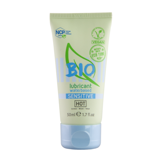 HOT Bio Sensitive veganský lubrikant na vodní bázi 50 ml